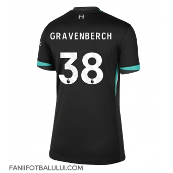 Liverpool Ryan Gravenberch #38 Tricou Fotbal Replică 2024-25 Femei Deplasare